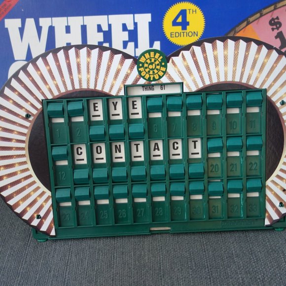 Vintage Wheel of Fortune 4th Edition Board Game by Pressman - Picture 2 of 9